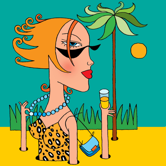 Иллюстрации в журнале Она / She